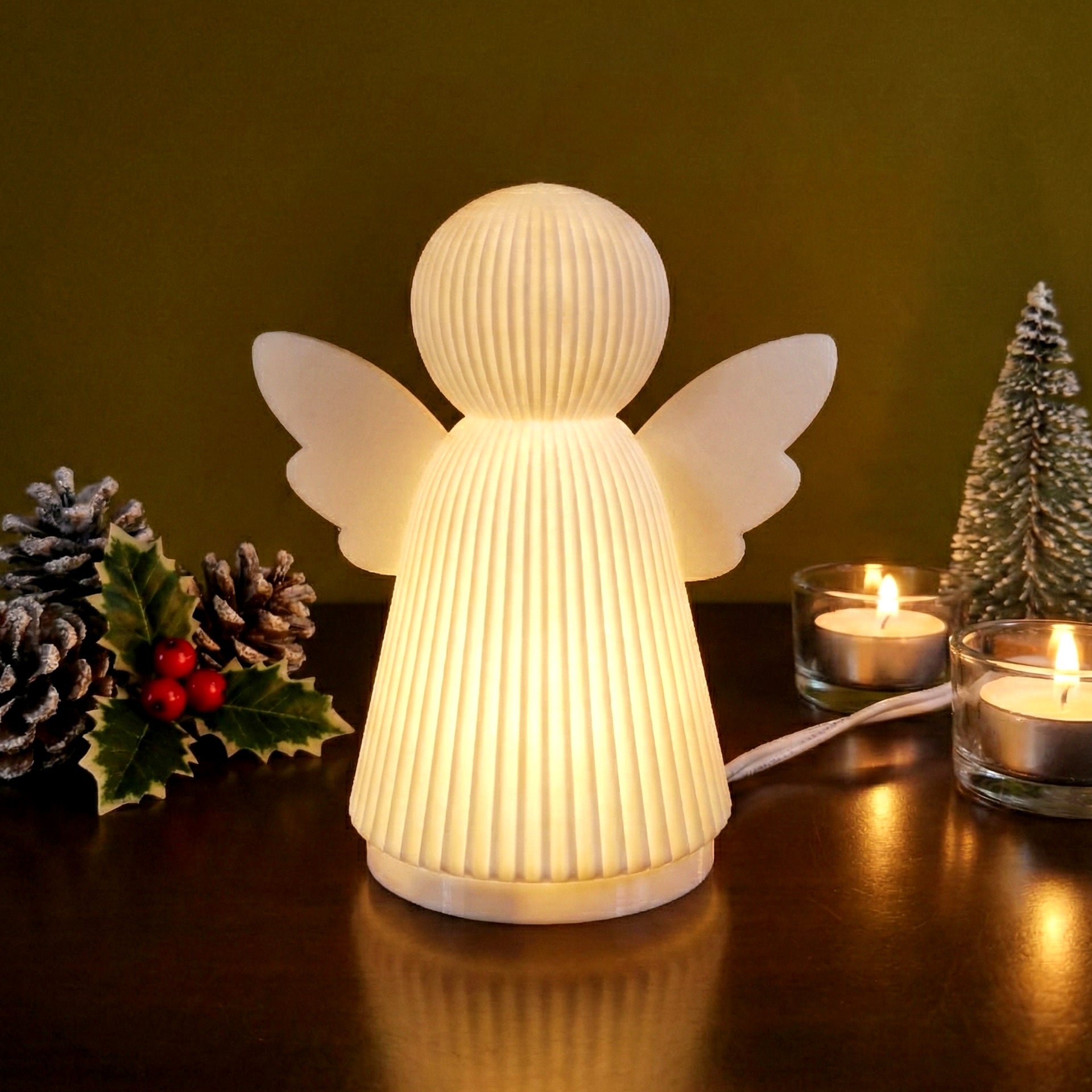 Lampara de Angel minimalista